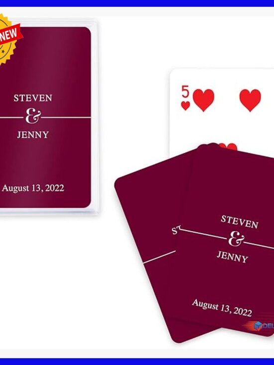 Other - Custom Wedding Playing Card Favors, Pack of 30, Personalized Entertainment